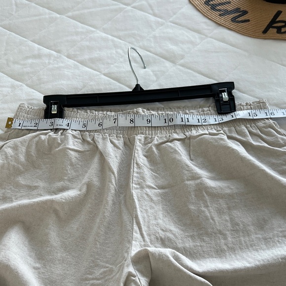 Saks Fifth Avenue Cream Wide-Leg Pants - Picture 3 of 6